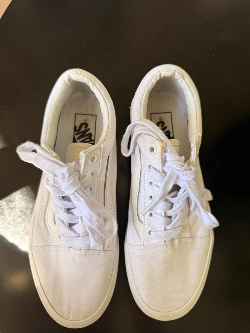 White Platform Vans - Picture 7 of 7